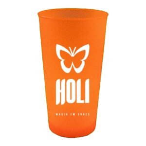 Copo Oficial Holi Magia em Cores  (laranja)