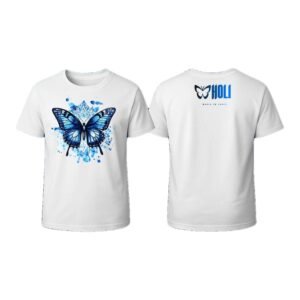Camiseta Holi Magia em cores (Azul)