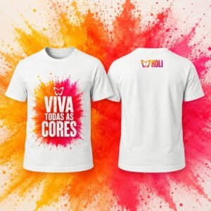 Camiseta Oficial (cores quentes) 2026
